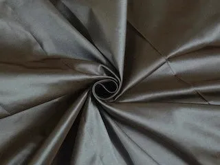 100% Pure SILK TAFFETA FABRIC Dusty Brown color 54&quot; wide