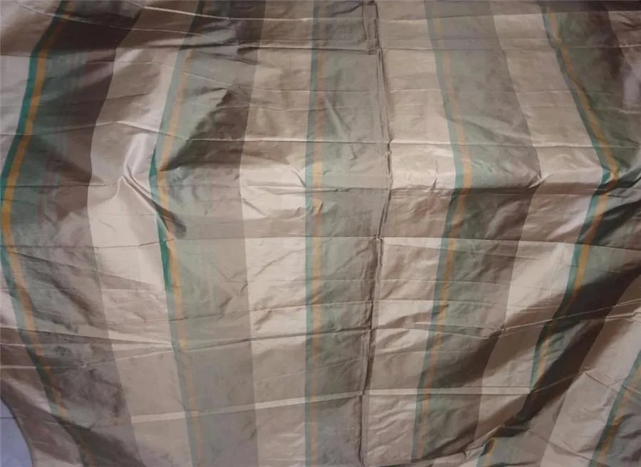 100% Pure Silk Taffeta Fabric Multi Color TAF303[5]