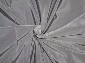 100% Pure Silk Taffeta Fabric Silver Grey x Black 54&quot; wide TAF278[1]