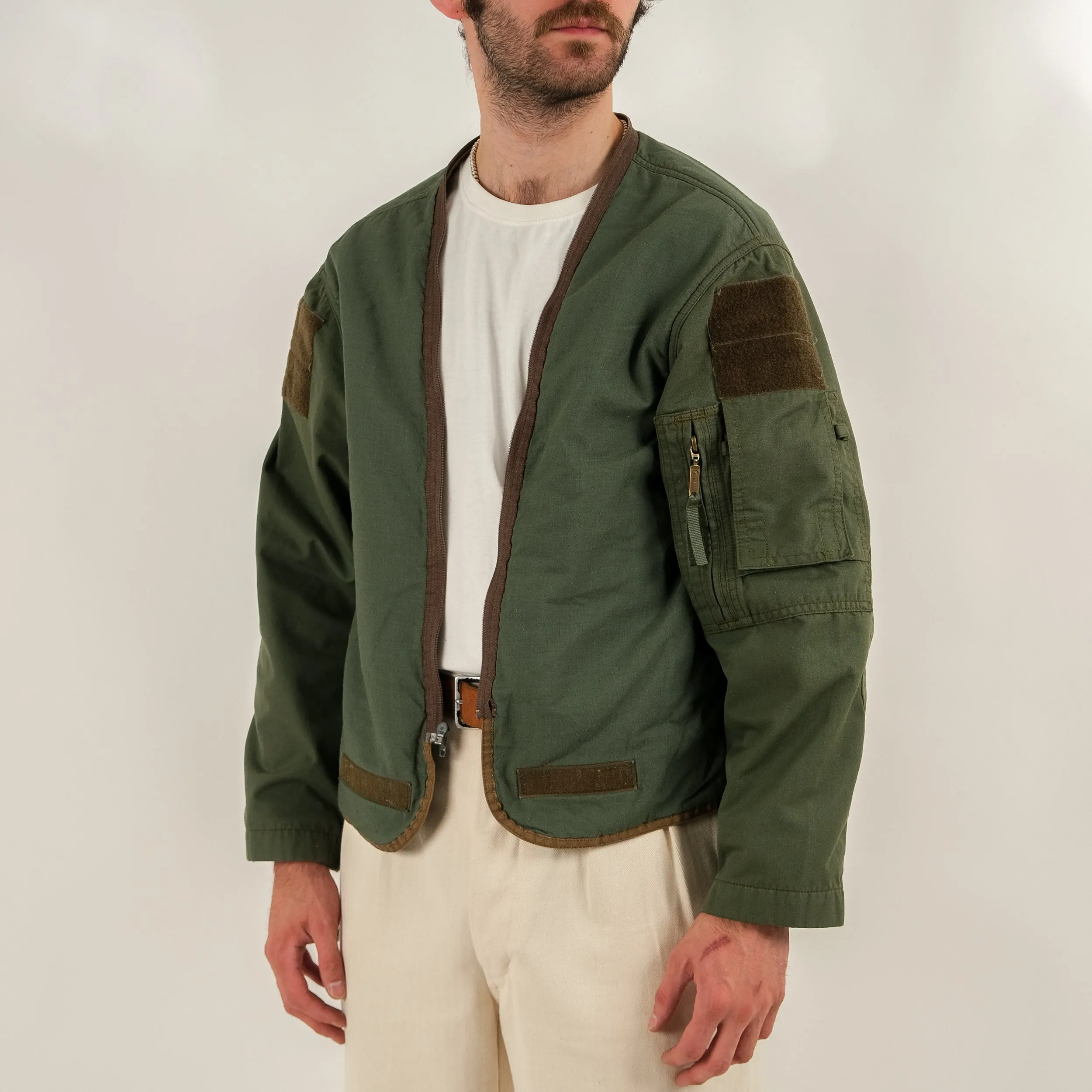 60s CZ OLIVE UTILITY PILOT JACKET