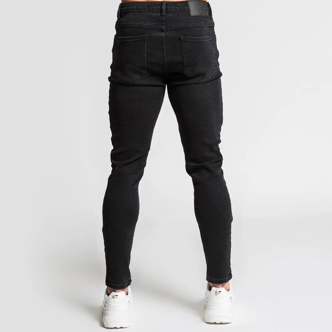 Aguero Relaxed Fit Jeans - Black