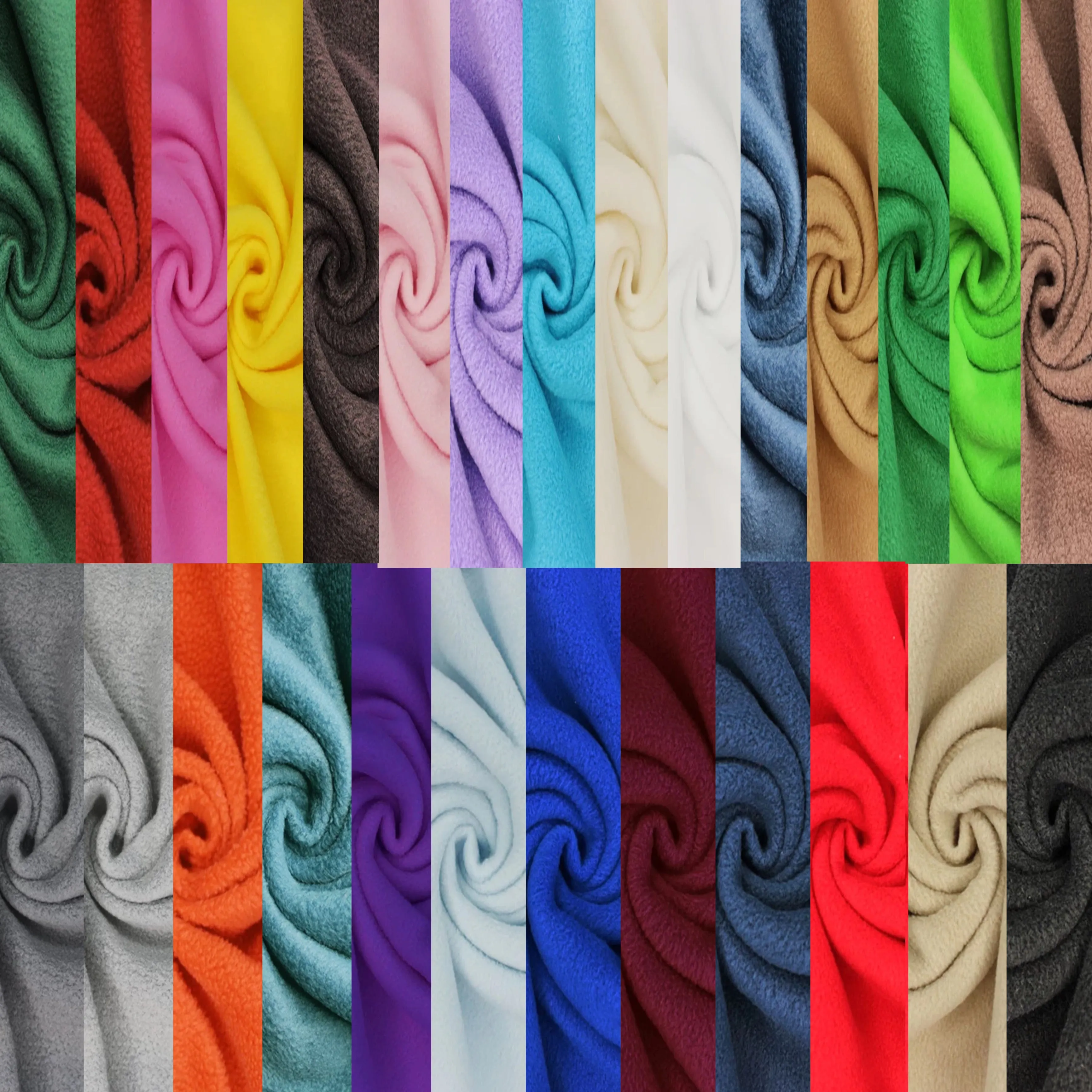 ANTI PILL POLAR FLEECE 27 SHADES PER METRE