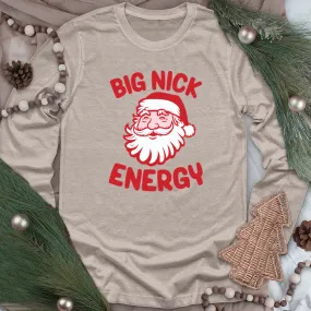 big nick energy unisex long sleeve tee