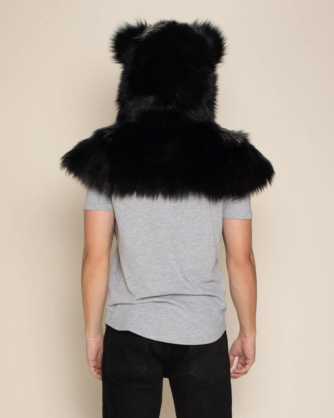 Black Bear Classic Faux Fur Shawl | Men's