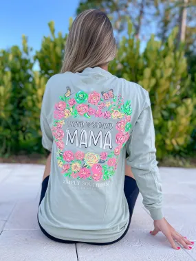 'Blessed to be Called Mama' Floral Long Sleeve Tee by Simply Southern