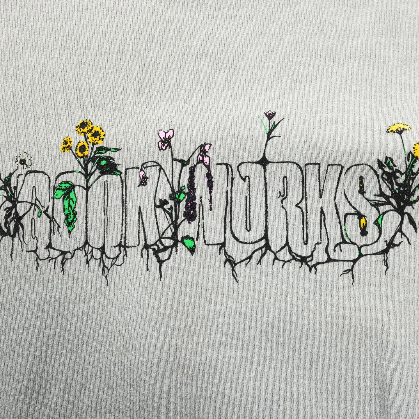 BOOK WORKS GARDEN CREWNECK SWEATSHIRT SAGE