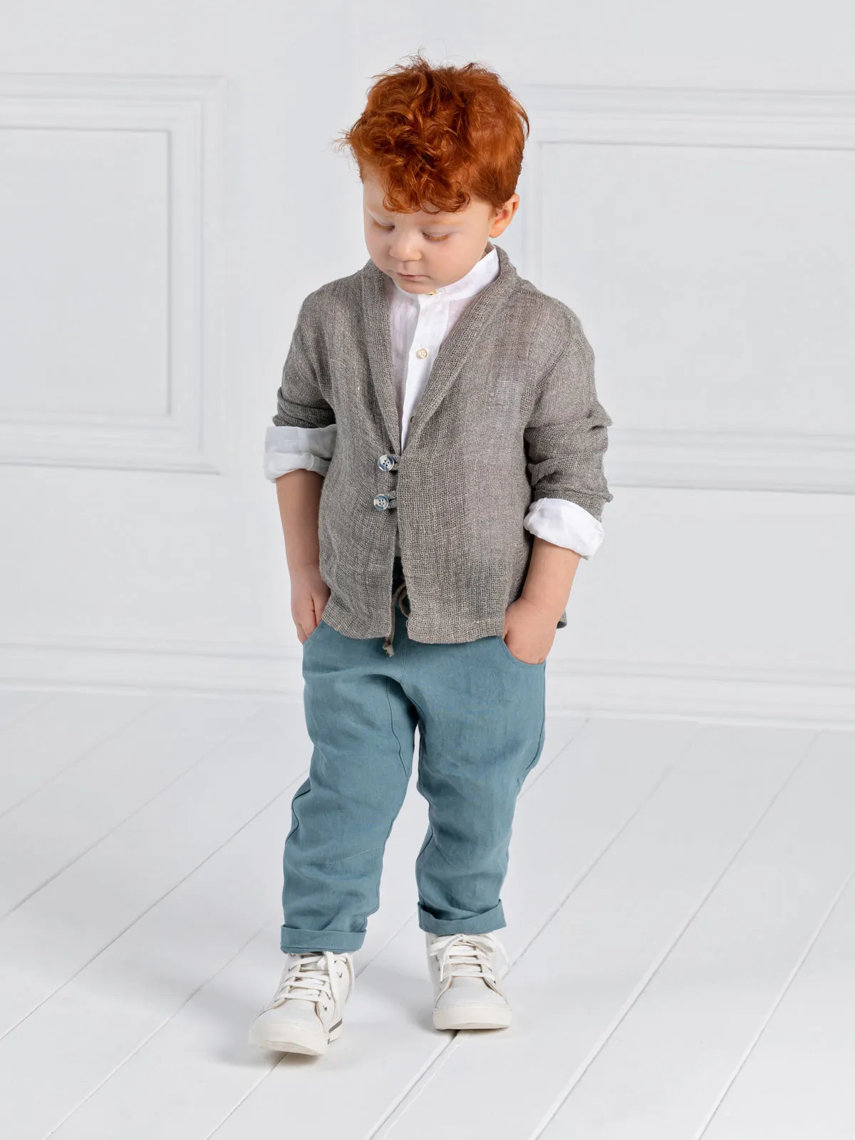 Boy's Baptism outfit set 4pcs - LION