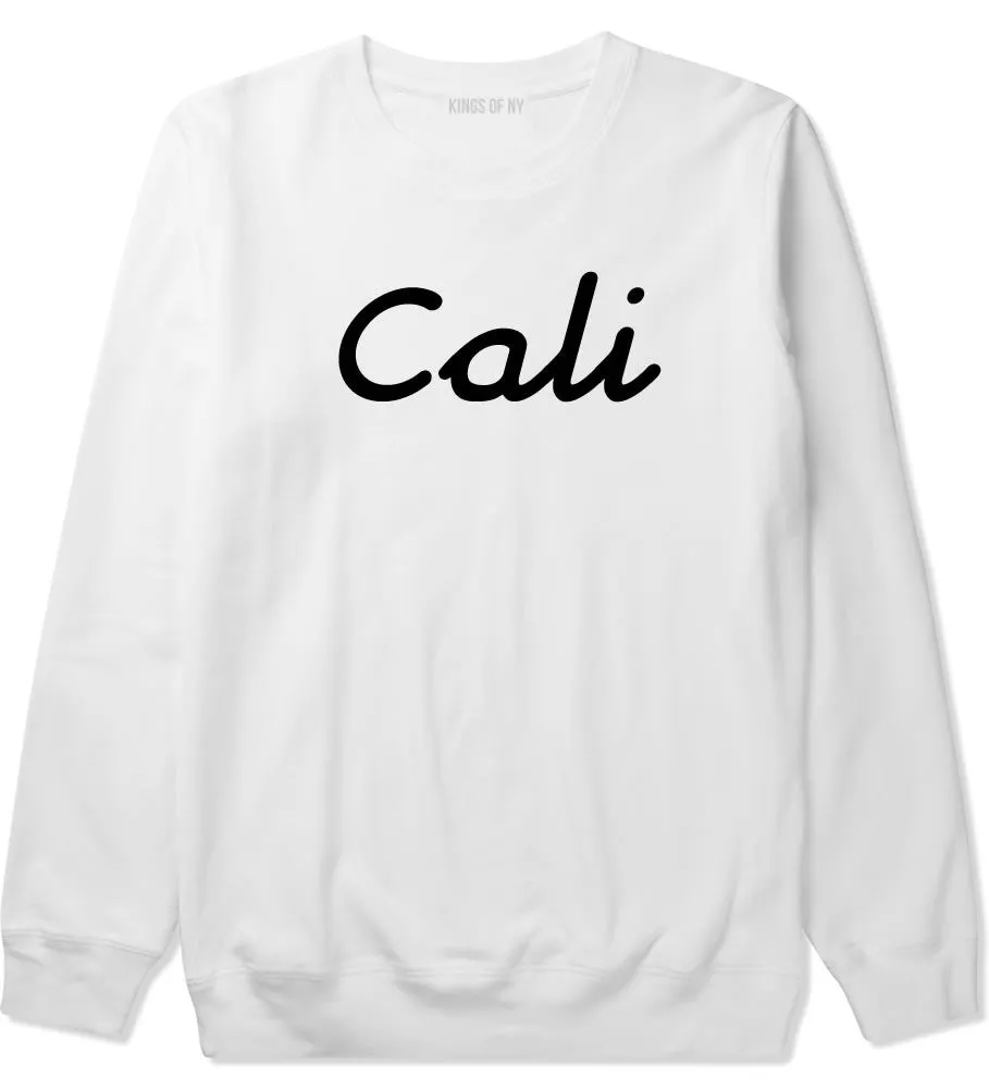 Cali California Script Crewneck Sweatshirt