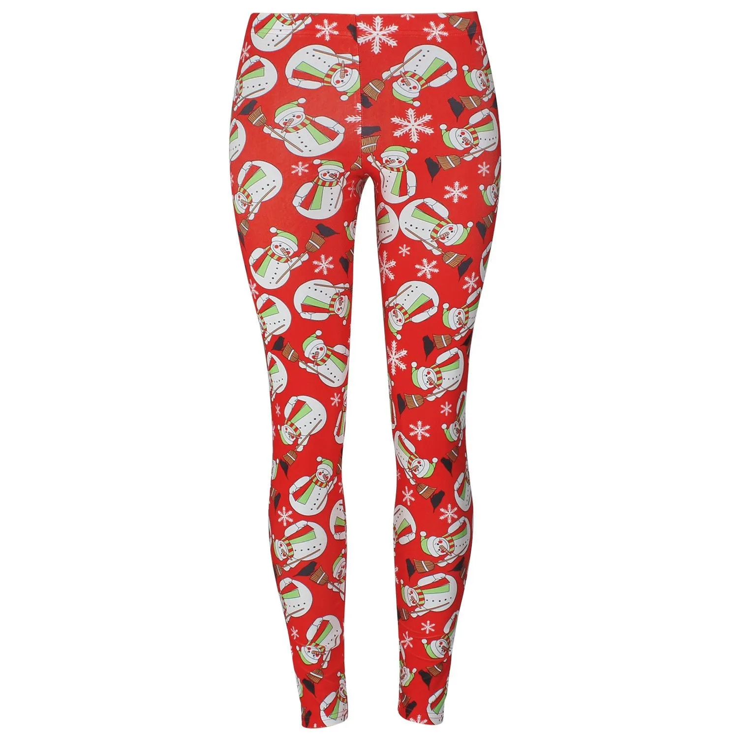 Christmas Pattern Print Women Skinny Leggings