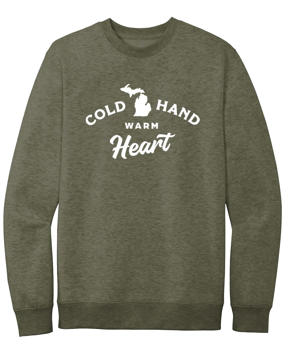 Cold Hand, Warm Heart Crewneck Sweatshirt