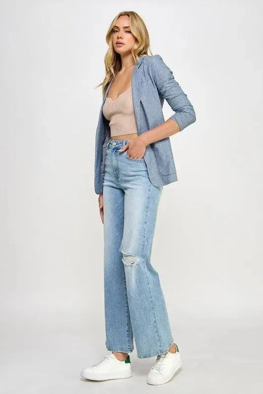 High Rise Relaxed Wide Leg