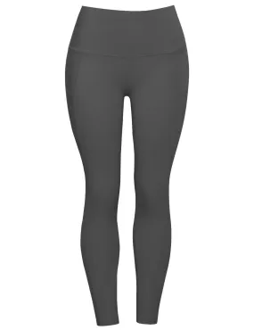 High Waist Side Pockets Jogging Pants irongrey_Jogging