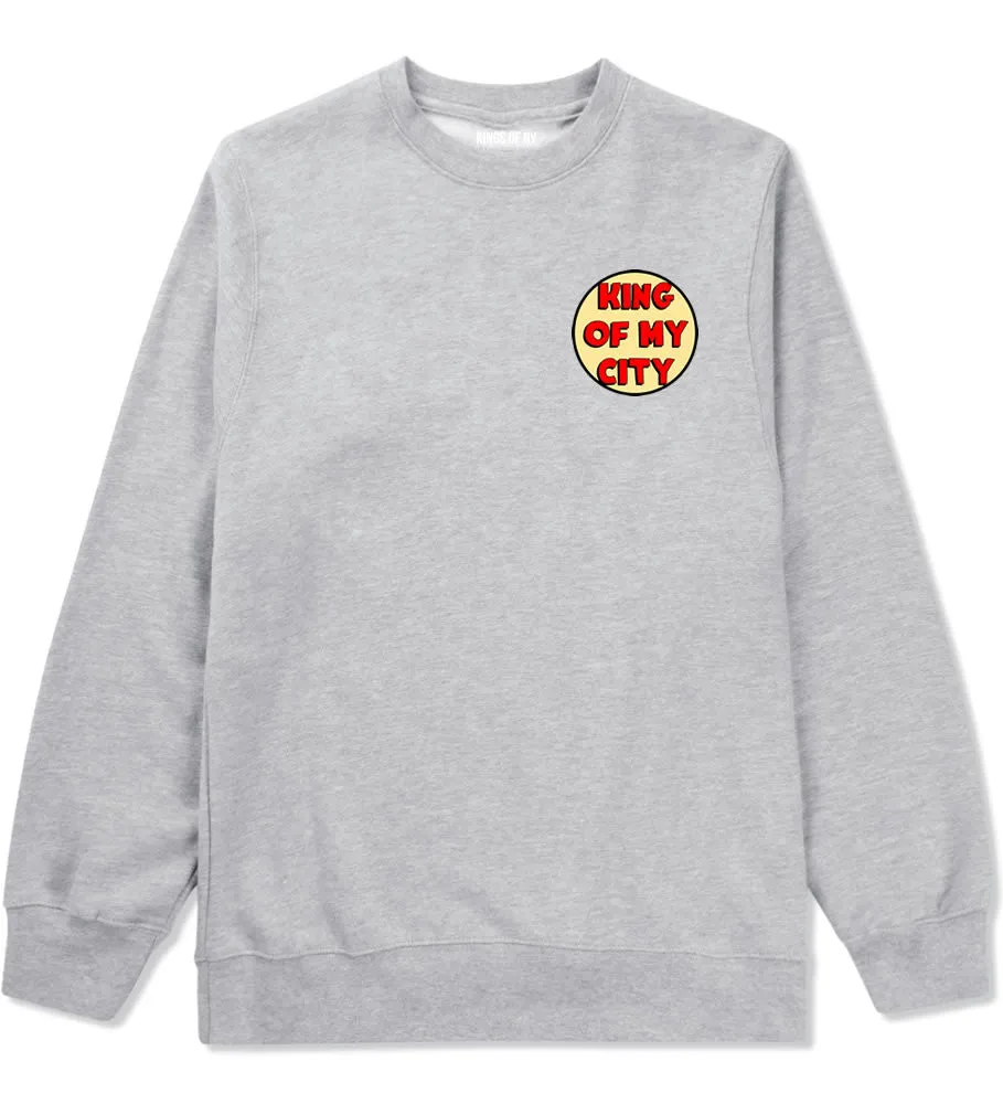 King Of My City Chest Logo Crewneck Sweatshirt