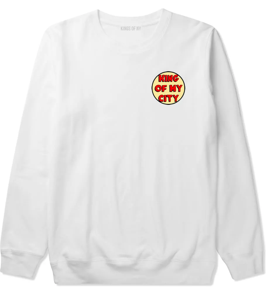 King Of My City Chest Logo Crewneck Sweatshirt