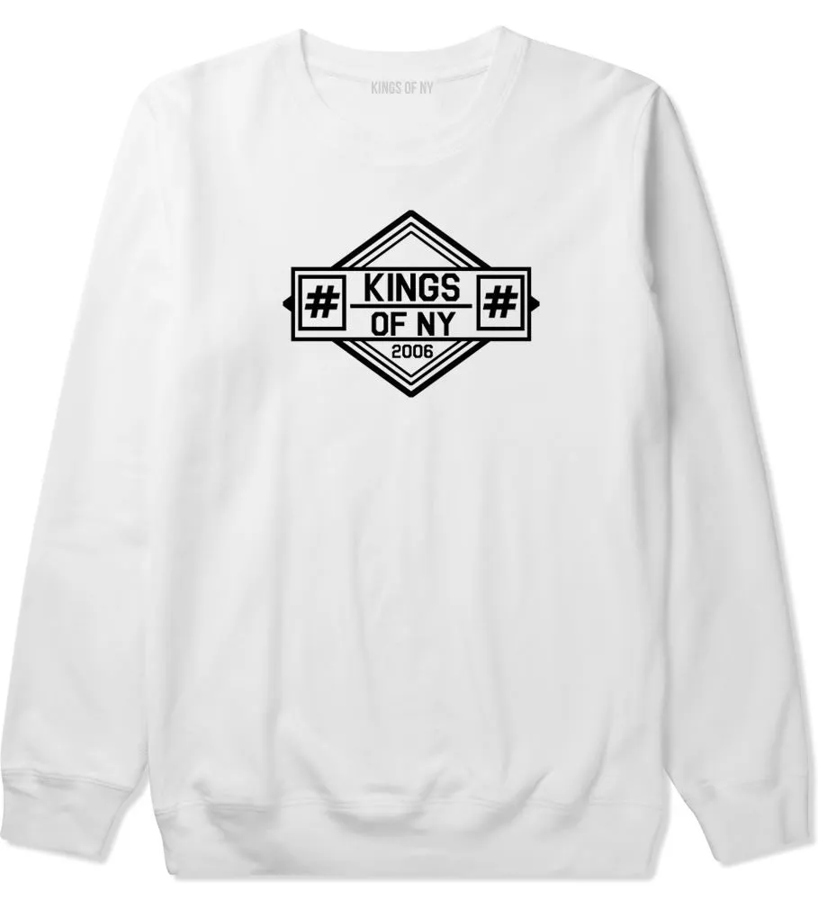 Kings Of NY Hashtag Logo Crewneck Sweatshirt