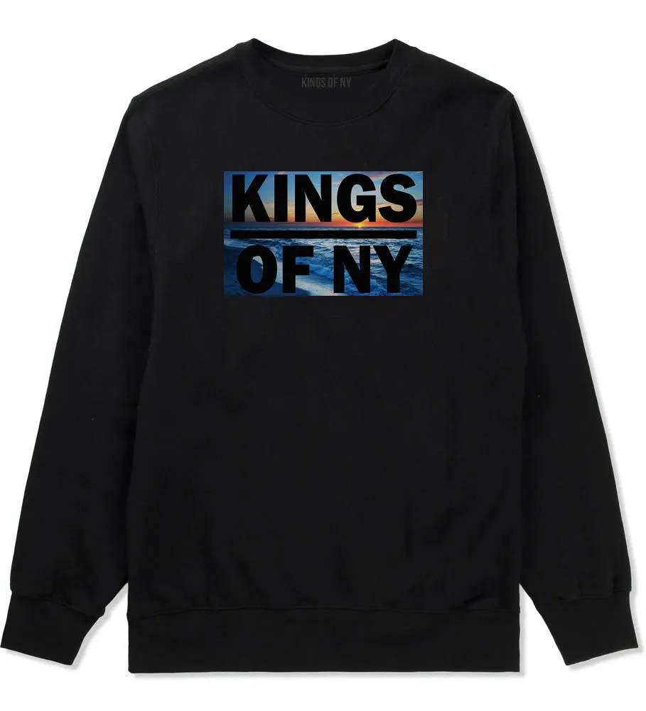 Kings Of NY Sunset Boys Kids Crewneck Sweatshirt