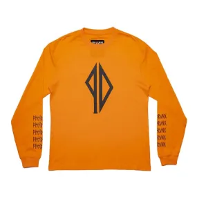 PD Big Logo Long Sleeve Tee (Orange)