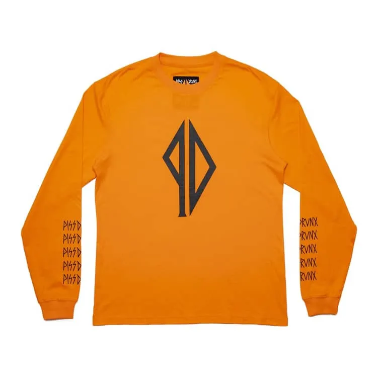 PD Big Logo Long Sleeve Tee (Orange)