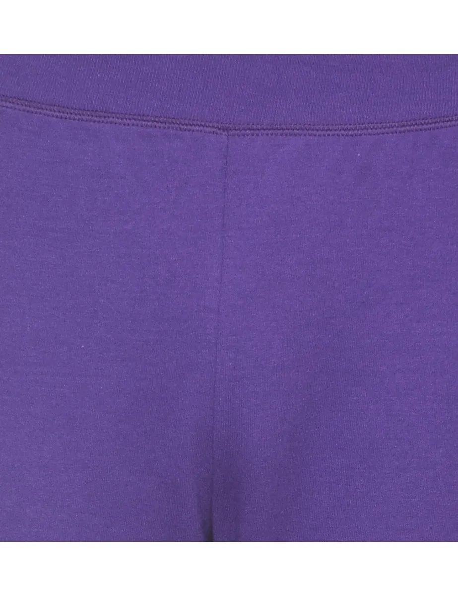 Purple Plain Jogging Bottoms - W30 L31