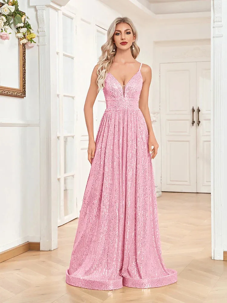 Sequin Gown for High-End Events - Prom Dress