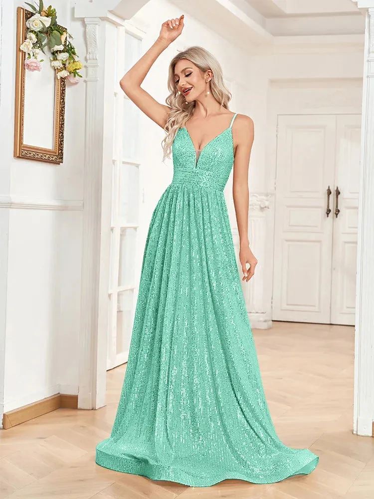 Sequin Gown for High-End Events - Prom Dress