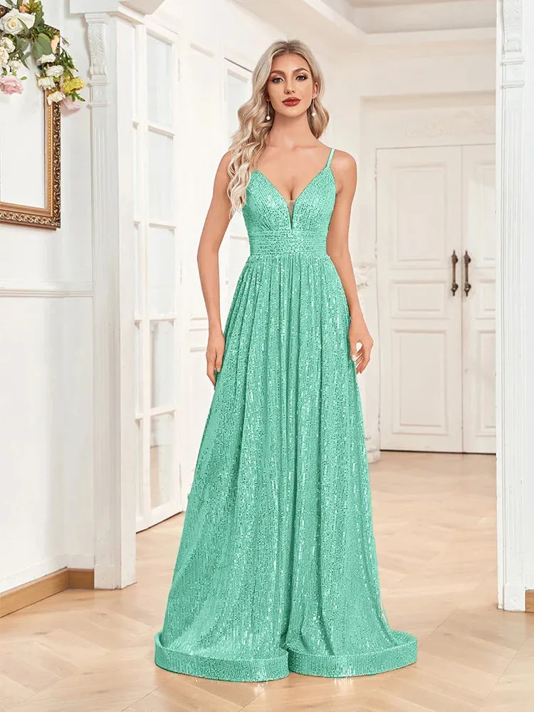 Sequin Gown for High-End Events - Prom Dress