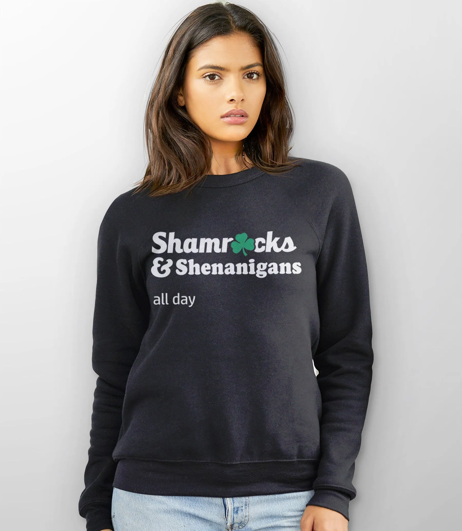 Shamrocks and Shenanigans Sweater or Hoodie | St Pattys Day Sweatshirt