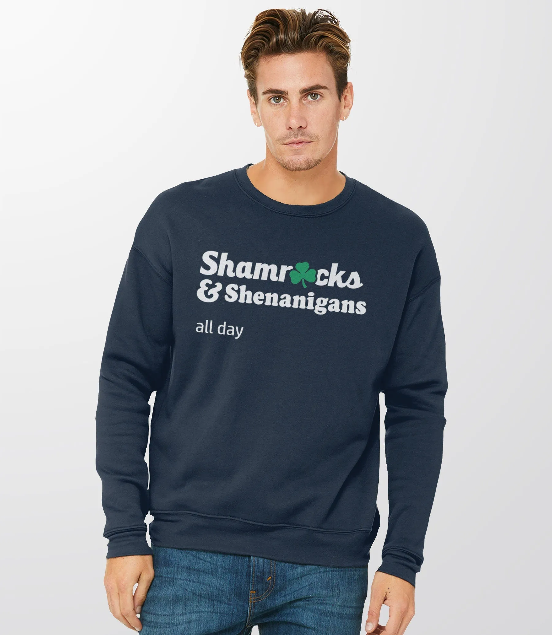 Shamrocks and Shenanigans Sweater or Hoodie | St Pattys Day Sweatshirt