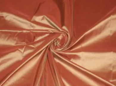 SILK TAFFETA FABRIC ~Milk Chocolate colour 54&quot; wide