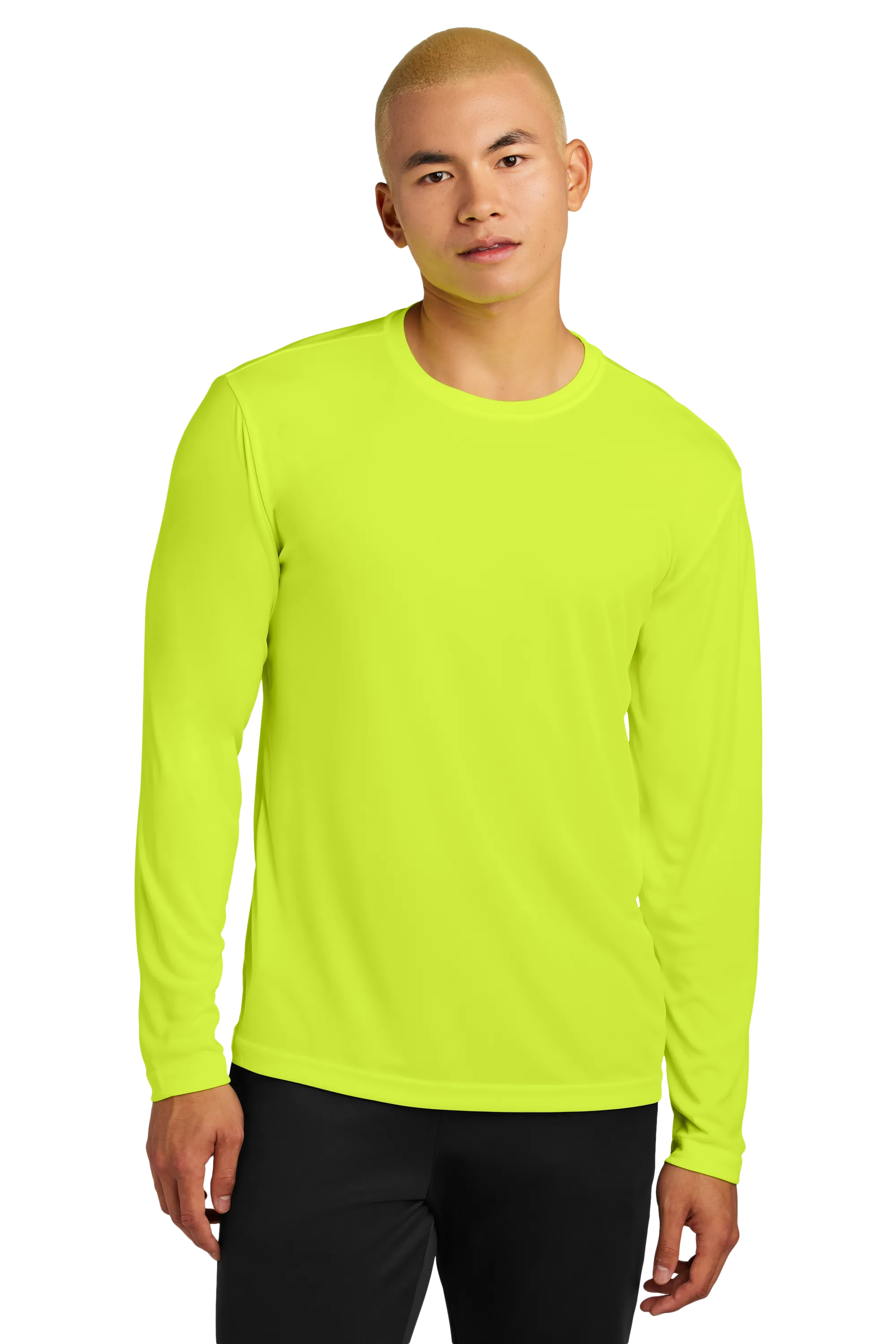 Sport-Tek® Long Sleeve PosiCharge® Competitor™ Tee - Neon Yellow