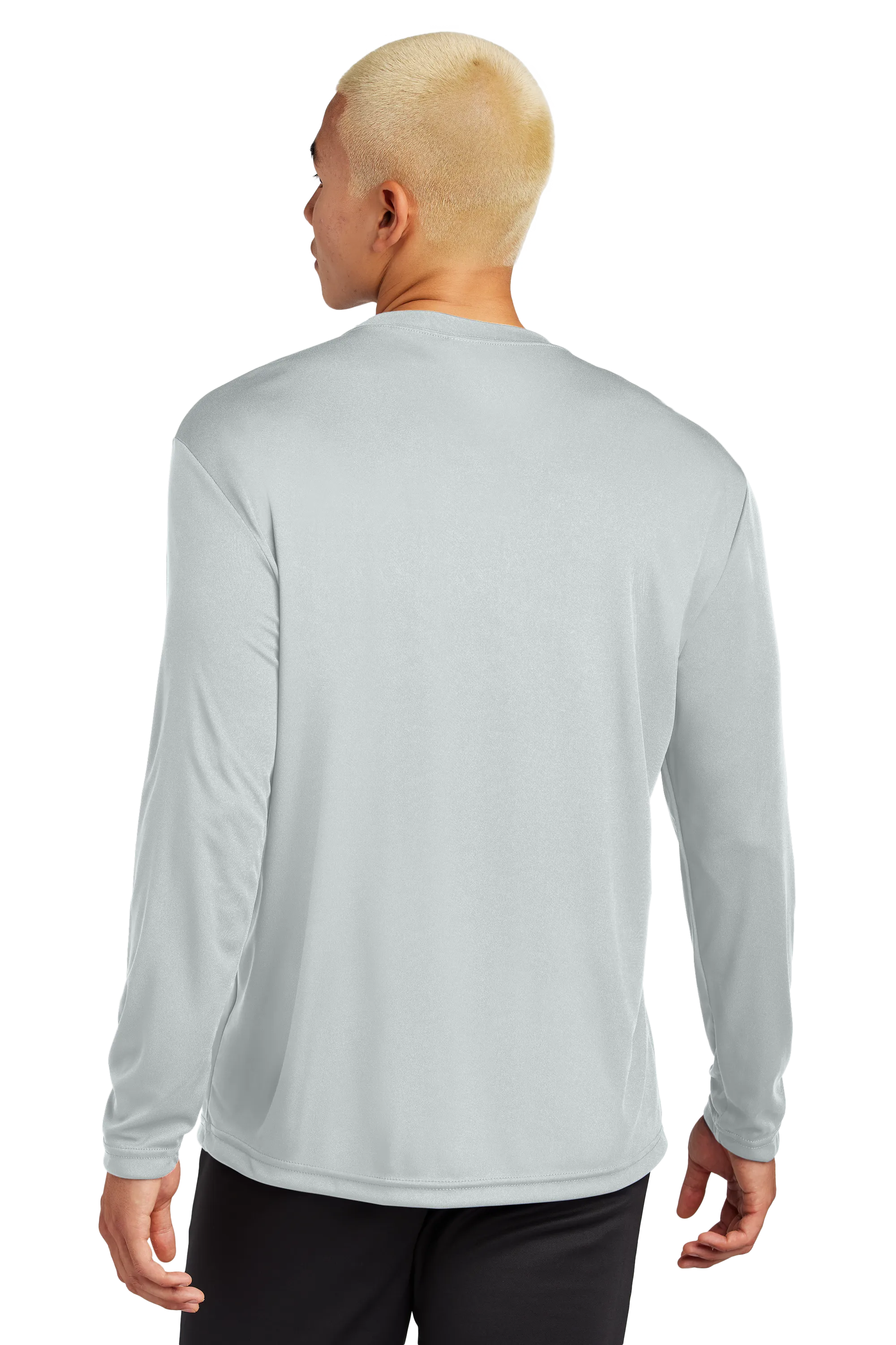 Sport-Tek® Long Sleeve PosiCharge® Competitor™ Tee - Silver