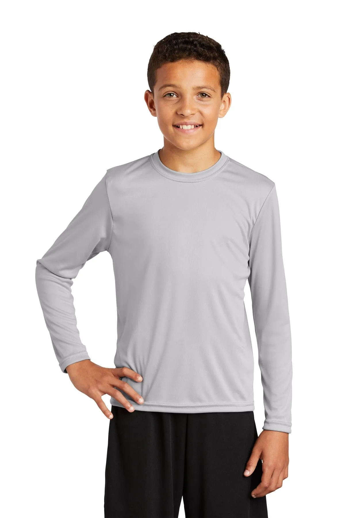 Sport-Tek YST350LS: Youth Long Sleeve PosiCharge Competitor Tee