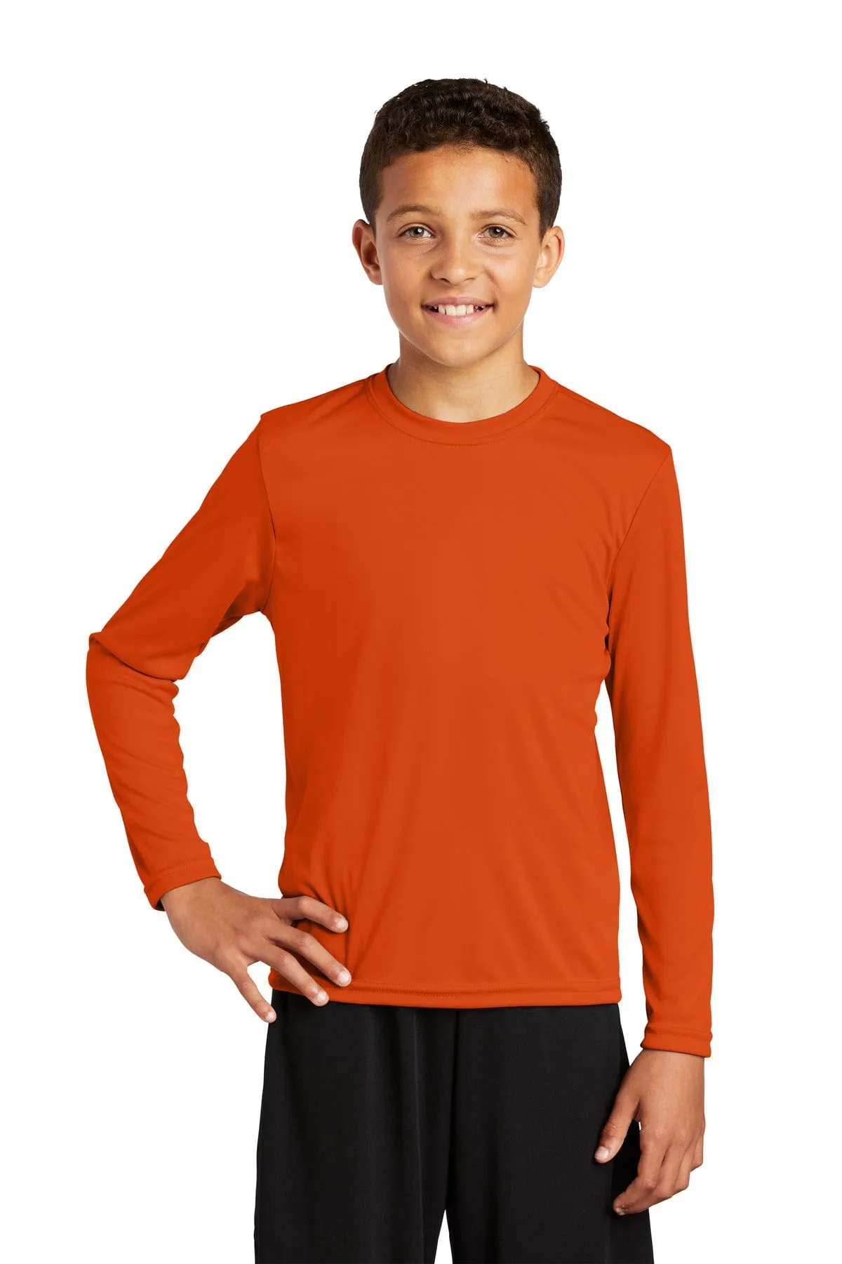 Sport-Tek YST350LS: Youth Long Sleeve PosiCharge Competitor Tee