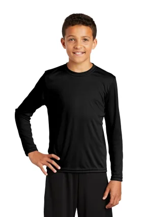 Sport-Tek YST350LS: Youth Long Sleeve PosiCharge Competitor Tee