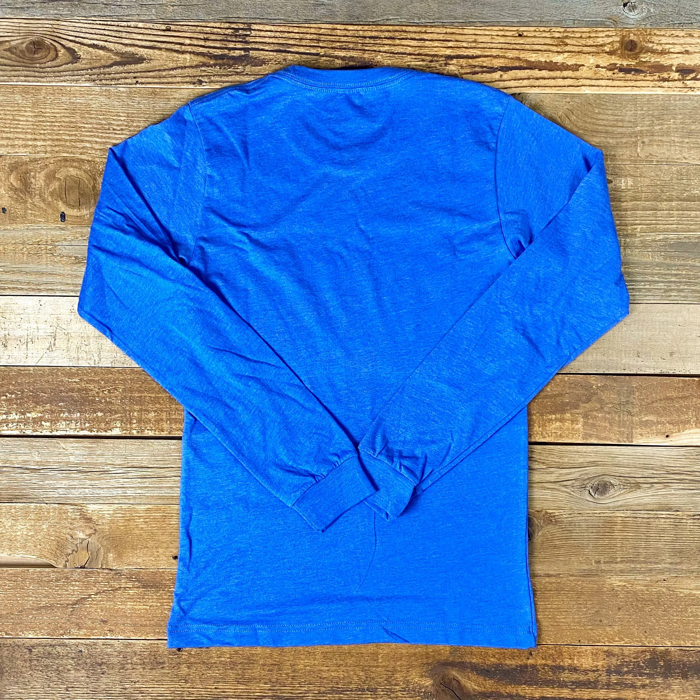 Surf Wyoming® AKAH! One Line Long Sleeve - Lake Blue