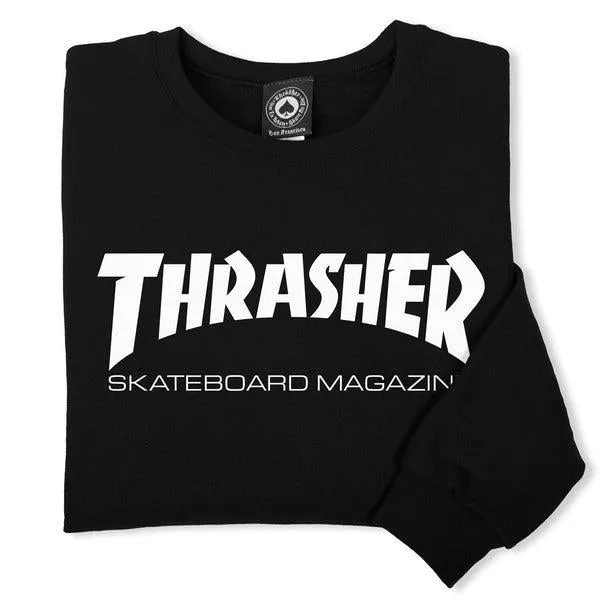 Thrasher Skate Mag Crewneck Black