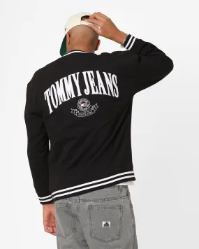 Tommy Jeans Relaxed Modern Prep Crewneck Black