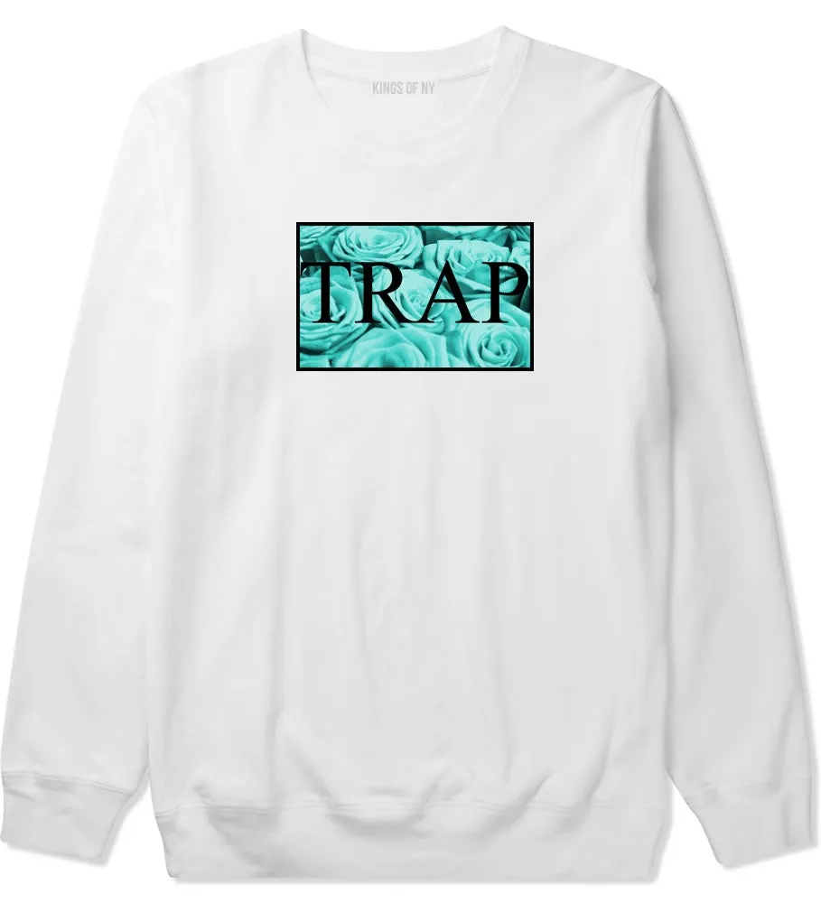 Trap Floral Pattern Boys Kids Crewneck Sweatshirt