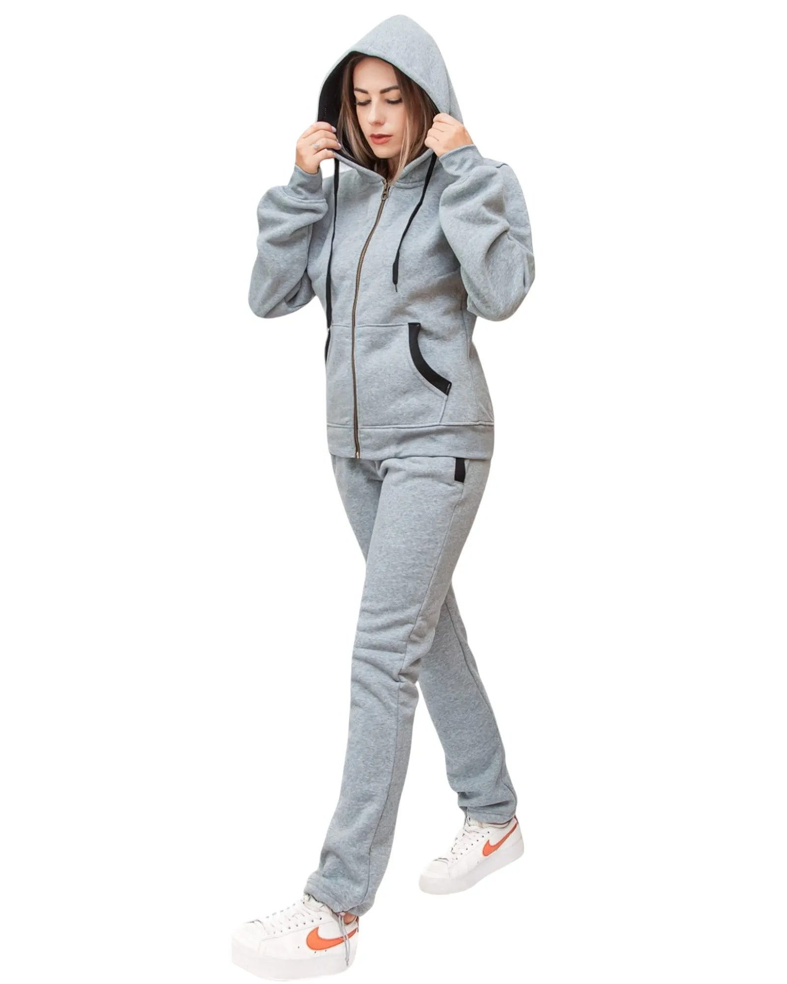 Women’s Blossoms Loungewear Jogging suit Sweat Jacket Sweatpants outfit