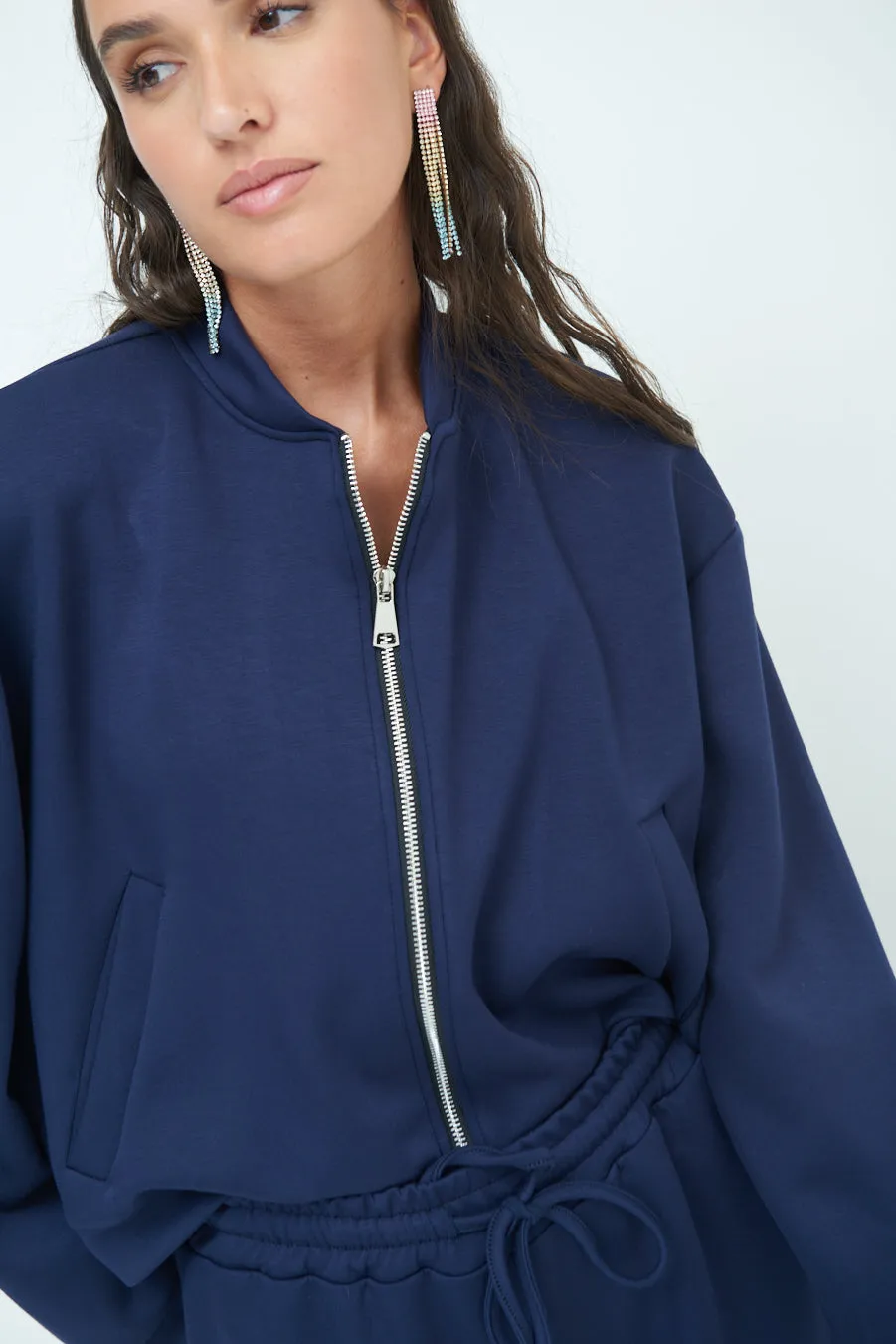 Zip-up bomber jacket wholesale